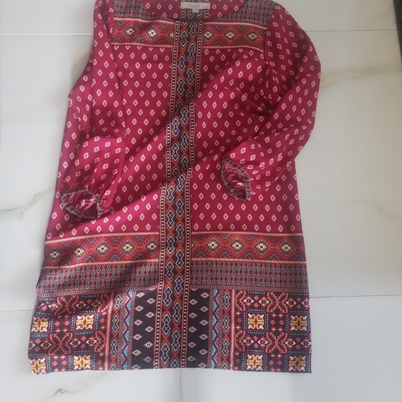 LOFT Dresses & Skirts - ALINE Aztec print dress